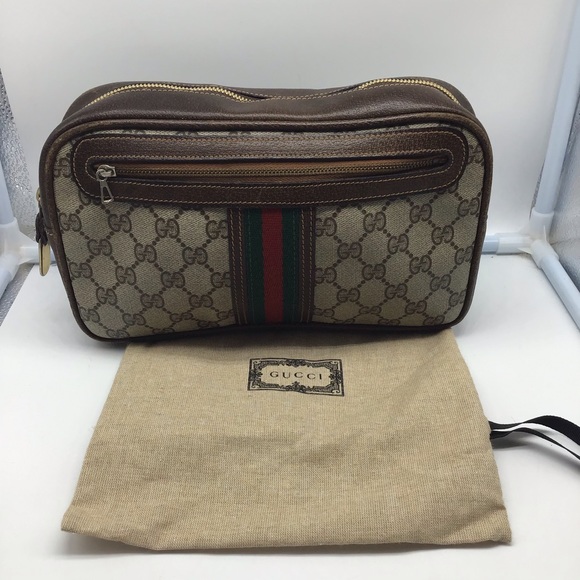 Gucci Bags Gucci Vintage Mens Signature Toiletry Bag From 96s With